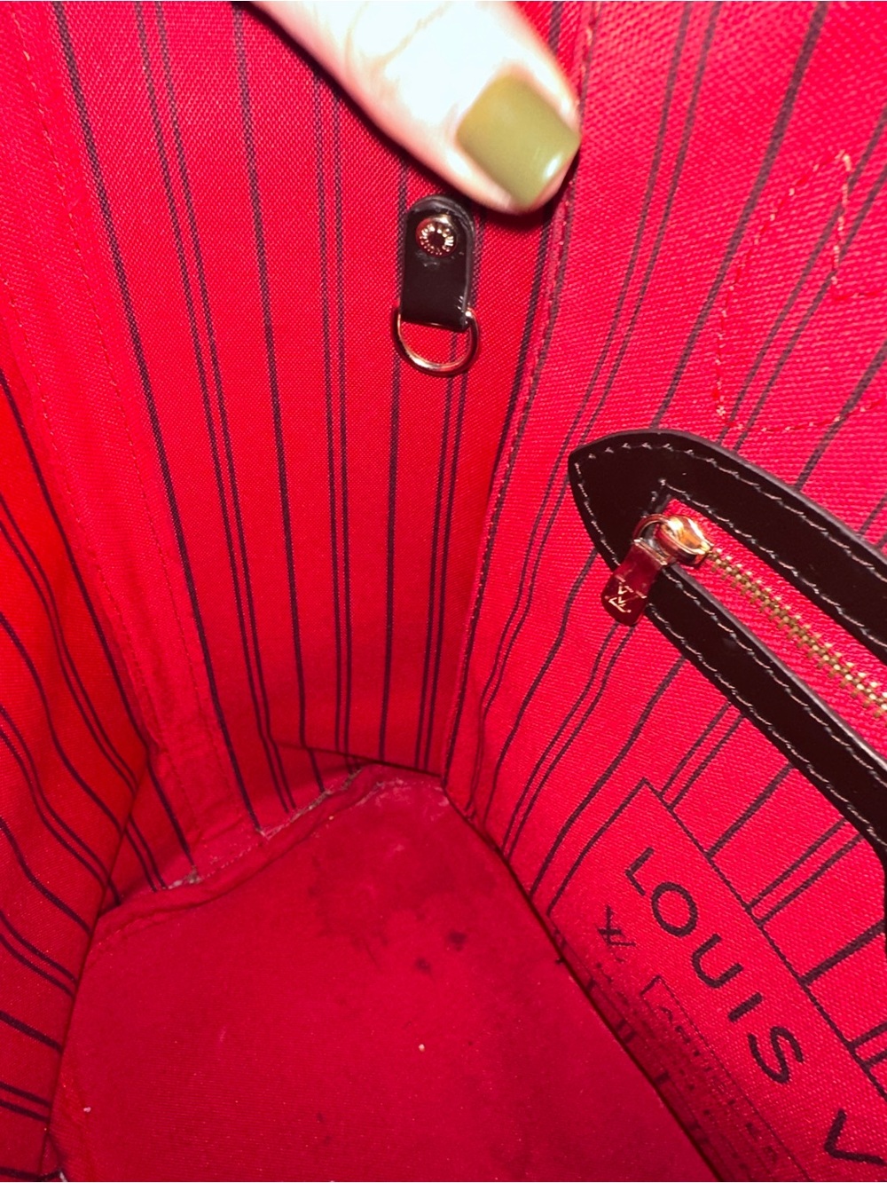 Louis Damier Ebene Neo Neverfull MM Tote Bag - Picture 6 of 10